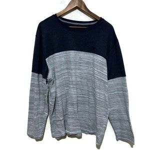 Hurley men’s XXL long sleeve shirt Grey navy